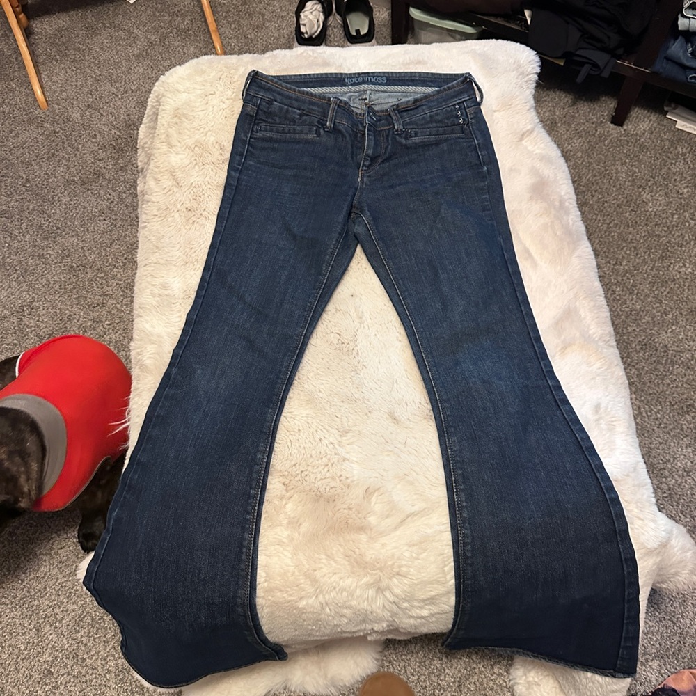Kate Moss top shelf Chic Indigo Flare Jeans